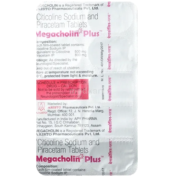 megacholin plus tablet 10's